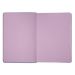 Ежедневник Leo Planner А-5 160листов линия, мягкая обложка сиреневая, Prima