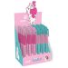 Ручка кулькова Kite EasyStart Kitty, тригранний гумовий грип, 0,7мм,синя