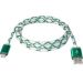 Кабель Defender USB08-03LT USB(AM)-MicroBM 1м Зелений LED підсвітка