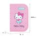 Пенал Kite 1 відділення, 2 розворота, без наповнення Hello Kitty 20х14х3,9см Пенал Kite 1 відділення, 2 розворота, без наповнення Hello Kitty 20х14х3,9см