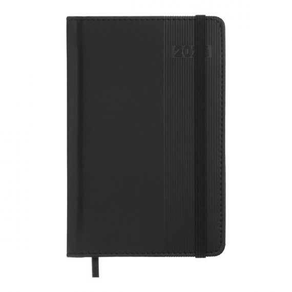 Щоденник датований Buromax 2026 А-6 Barone тверда обкладинка, на гумці, кремовий папір,чорний Щоденник датований Buromax 2026 А-6 Barone тверда обкладинка, на гумці, кремовий папір,чорний