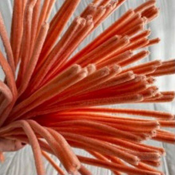 Дріт синельний 30см, темно-персиковий Дріт синельний 30см, темно-персиковий