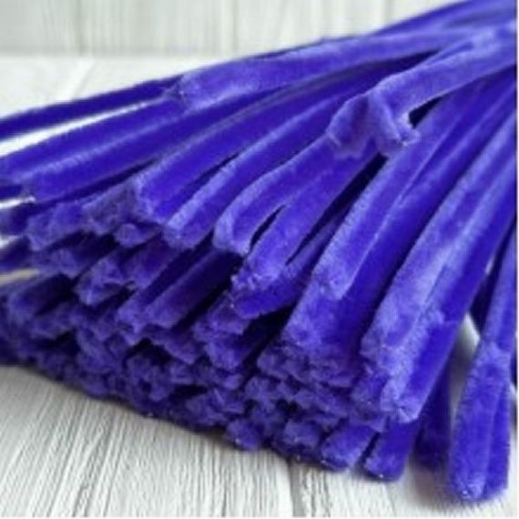 Дріт синельний 30см, темно-фіолетовий Дріт синельний 30см, темно-фіолетовий