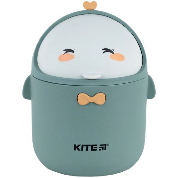 Контейнер настольный пластиковый серый Kite