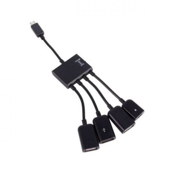 Хаб-USB Lapara LA-MicroUSB-OTG-HUB black Хаб-USB Lapara LA-MicroUSB-OTG-HUB black