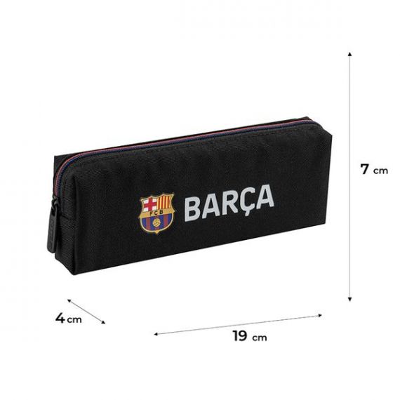 Пенал Kite на блискавці, 1 відділення, FC Barcelona, 19х6,5х3,5см
