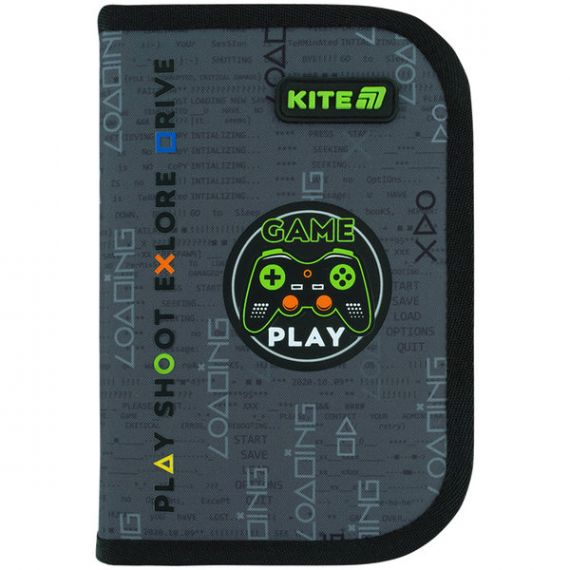 Пенал Kite 1 відділення, 2 розворота, без наповнення Good Game 20х14х3,9см Пенал Kite 1 відділення, 2 розворота, без наповнення Good Game 20х14х3,9см