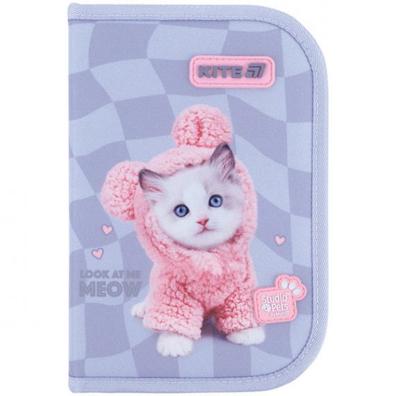 Пенал Kite Education Studio Pets 1відділення, 2 розворота, з наповненням, 20х14х3,7см Пенал Kite Education Studio Pets 1відділення, 2 розворота, з наповненням, 20х14х3,7см
