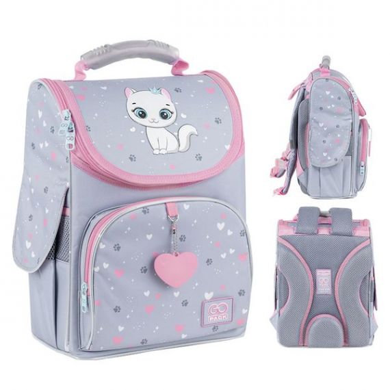 Рюкзак GoPack Education каркасний 5001S-3 Kitten Princess ортопедична спинка