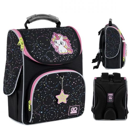 Рюкзак GoPack Education каркасний 5001S-4 Magical Unicorn ортопедична спинка