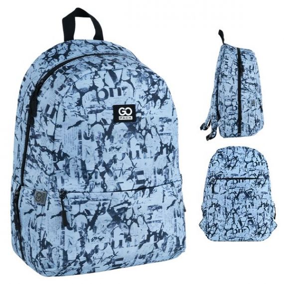 Рюкзак GoPack Education Teens 188M-3, 1відділення, ущільнена спинка, 1 передня, 2бічні кишені