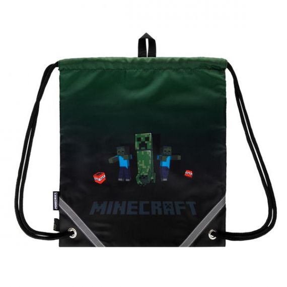 Сумка для взуття YES 40х35см SB-10 Minecraft Icons, з кишенею
