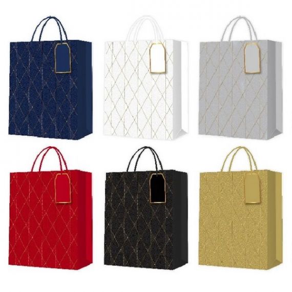 Пакет 31х42х12см паперовий різнокольоровий Пакет 31х42х12см паперовий різнокольоровий