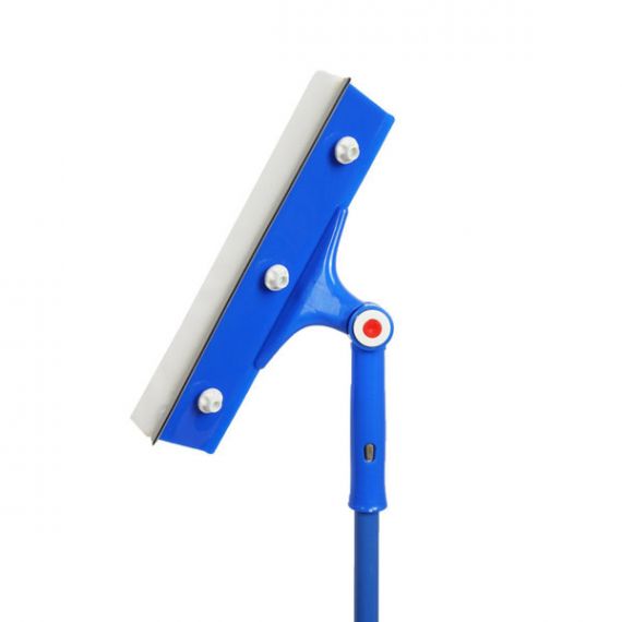 Склоочисник з телескопічною ручкою з обертанням (70см - 100см, довжина губки 25см)