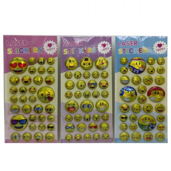 Набір наліпок 9,0*29см Смайл Набір наліпок 9,0*29см Смайл