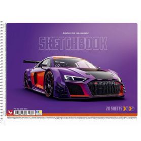 Альбом для рисования 20л 120г спираль Школярик