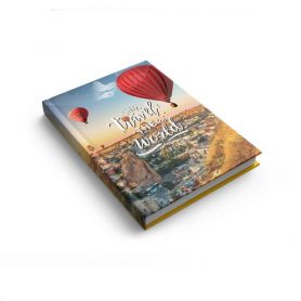 Блокнот В-6 176листов клетка, твердая обложка, Путешествуй по миру