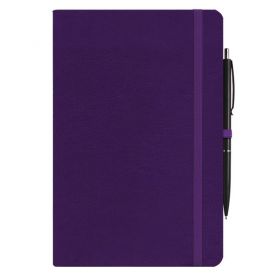 Блокнот на гумці А-5- 64аркуша клітинка, гнучка обкладинка, Vintage фіолетовий, кремовий папір Блокнот на гумці А-5- 64аркуша клітинка, гнучка обкладинка, Vintage фіолетовий, кремовий папір