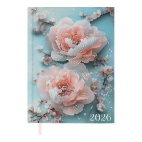 Щоденник датований Buromax 2026 А-5 Fattore тверда поліграфічна обкладинка, кремовий папір