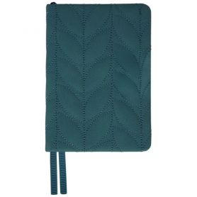Ежедневник Leo Planner А-6 160листов линия, твердая обложка темно-бирюзовая, Vibe