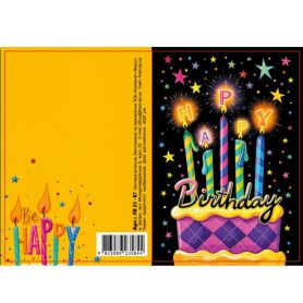 Открытка-мини 7,0х10,0 Поздравительная