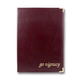 Папка К подписи Infolk бордовая Бриск