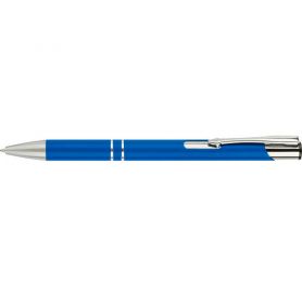 Ручка шариковая Economix HIT автоматическая металлическая, синий корпус, синяя