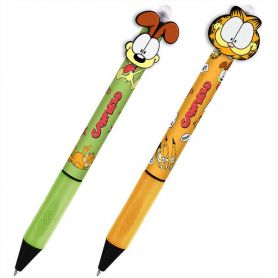 Ручка кулькова Kite Garfield, автоматична, гумовий грип, синя