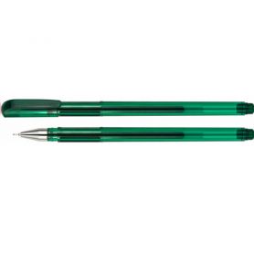 Ручка гелевая Economix Turbo тонированный пластиковый корпус, 0,5мм, зеленая