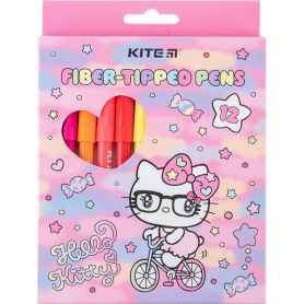 Фломастеры 12шт. Kite Hello Kitty в картоне