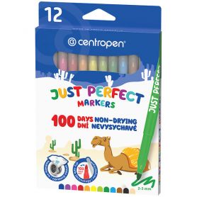 Фломастери 12шт. Centropen Just Perfect