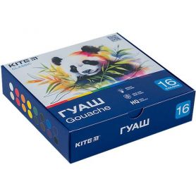 Гуашь Kite Classic 16 цветов по 20мл Гуашь Kite Classic 16 цветов по 20мл
