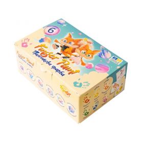 Краски пальчиковые Гамма 6 цветов по 40мл Rudix