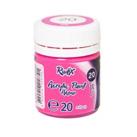 Краска акриловая 20мл Розовая Rudix Нов.Гамма Краска акриловая 20мл Розовая Rudix Нов.Гамма