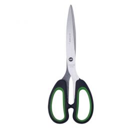 Ножиці 16,3 см пластикові ручки, гумові вставки Buromax на блістері Ножиці 16,3 см пластикові ручки, гумові вставки Buromax на блістері