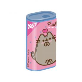 Чинка Yes пластикова з контейнером бочонок Pusheen