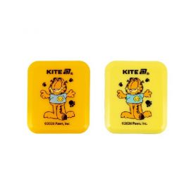 Чинка Kite пластикова з контейнером прямокутна Garfield
