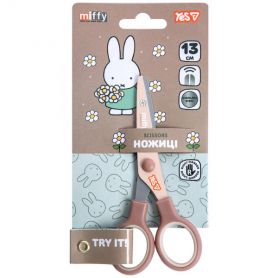 Ножиці 13 см дитячі з малюнком на лезі Miffy Yes