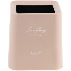 Контейнер настольный пластиковый персиковый Axent