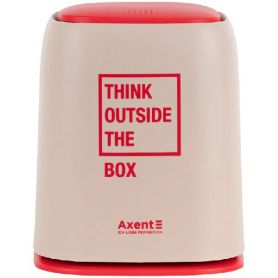 Контейнер настольный пластиковый персиковый Axent