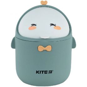 Контейнер настольный пластиковый серый Kite