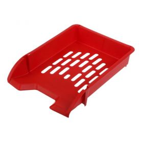Лоток горизонтальний пластиковий червоний Арніка Лоток горизонтальний пластиковий червоний Арніка