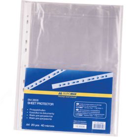 Файл А-4 глянцевый 40мкм Buromax