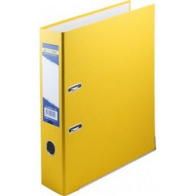 Папка-реєстратор А-4 70мм PP Buromax одностороння жовта