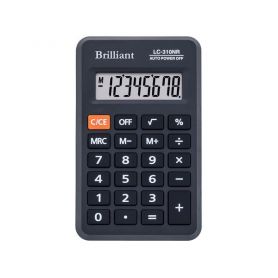 Калькулятор Brilliant 8р кишеньковий, 69х114х14мм