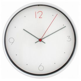 Годинник Economix OFFICE настінний круглий білий d25,5
