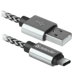 Кабель Defender USB09-03T PRO USB(AM)-C Type 1м White