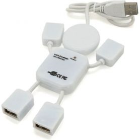 Хаб-USB Voltronic USB 2.0 to 4xUSB man OEM (YT-HM4-W) Хаб-USB Voltronic USB 2.0 to 4xUSB man OEM (YT-HM4-W)