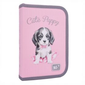 Пенал YES 1 відділення, без наповнення, 2розворота, Doggy Princess