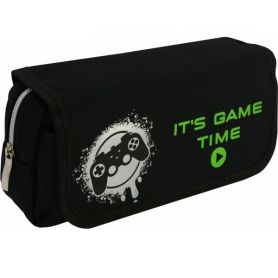 Пенал CFS на блискавці, 2відділення, Game time,20х6х9,5см